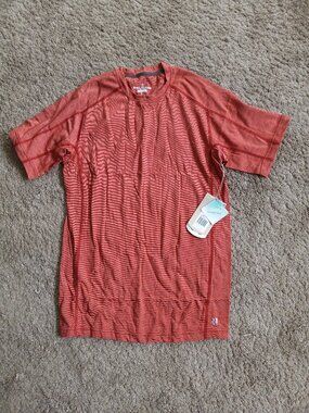 Royal Robbins Dry Comfort Mens S - UPF 25 - Dri-Release Crew Dark Brick